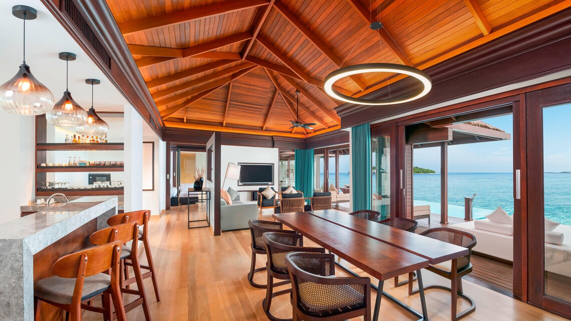 Premium Overwater Villa with Pool at Sheraton Maldives Full Moon Resort & Spa thumbnail 7